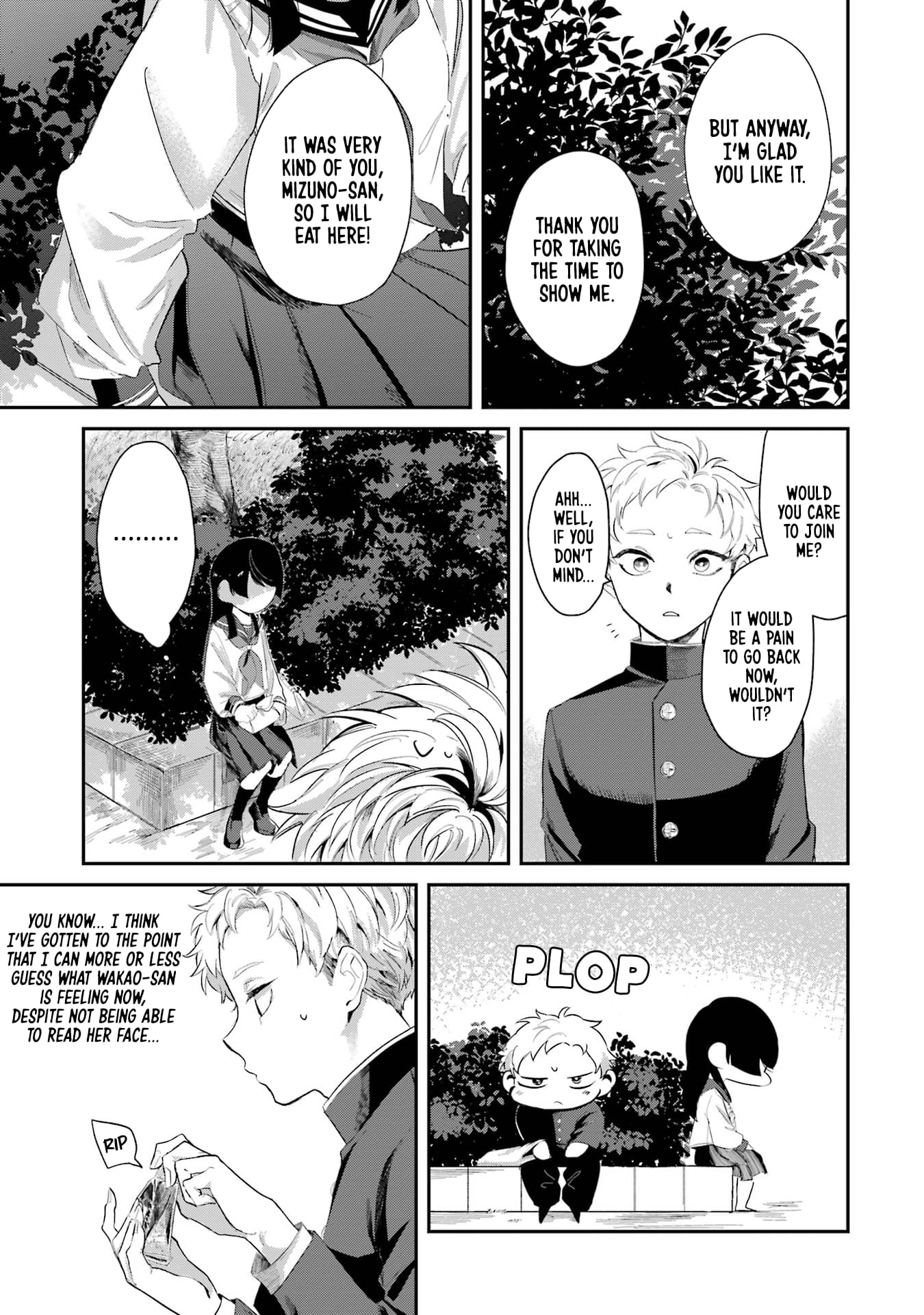 My Seatmate Wakao-san's Face Is Almost Visible but It's Not