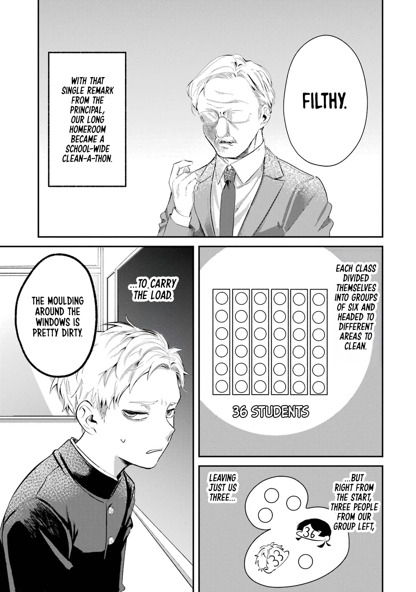 My Seatmate Wakao-san's Face Is Almost Visible but It's Not