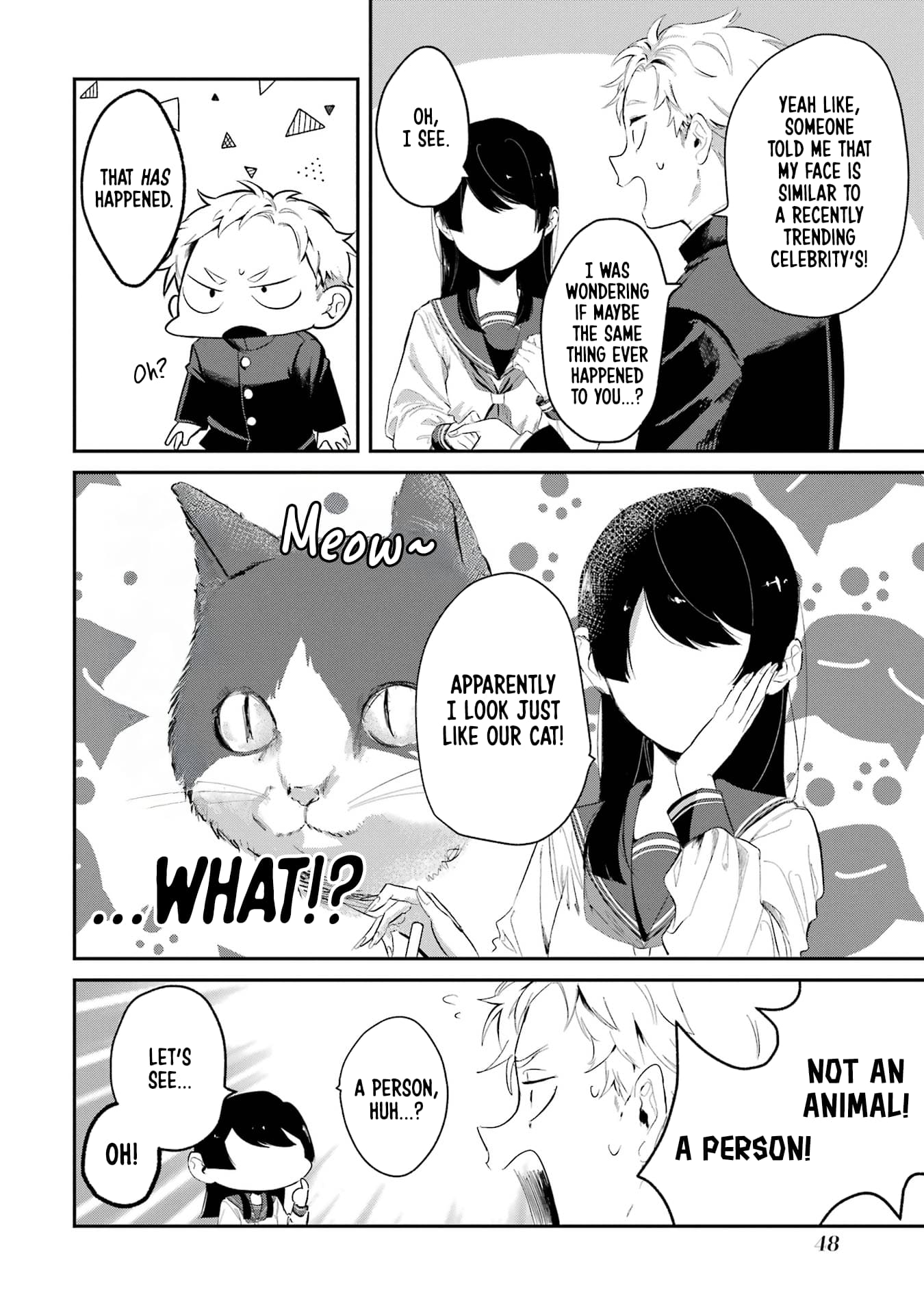 My Seatmate Wakao-san's Face Is Almost Visible but It's Not