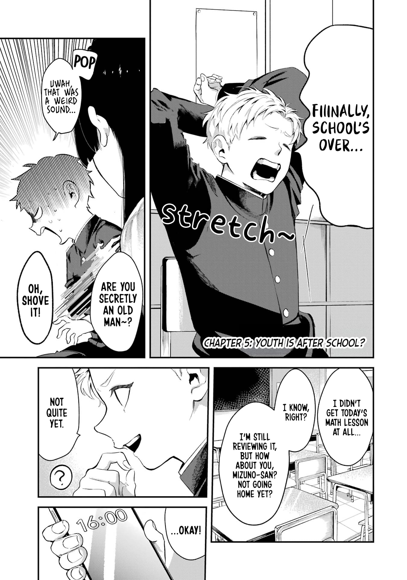 My Seatmate Wakao-san's Face Is Almost Visible but It's Not