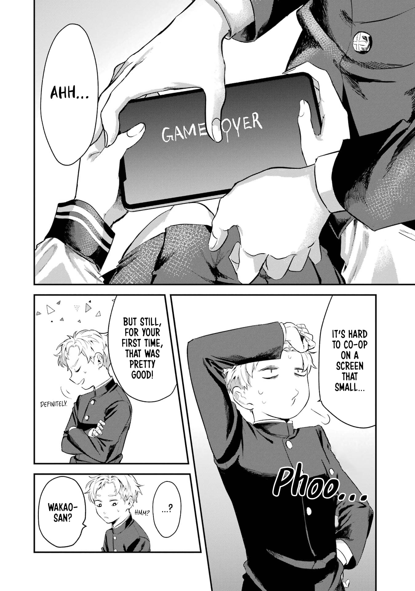 My Seatmate Wakao-san's Face Is Almost Visible but It's Not
