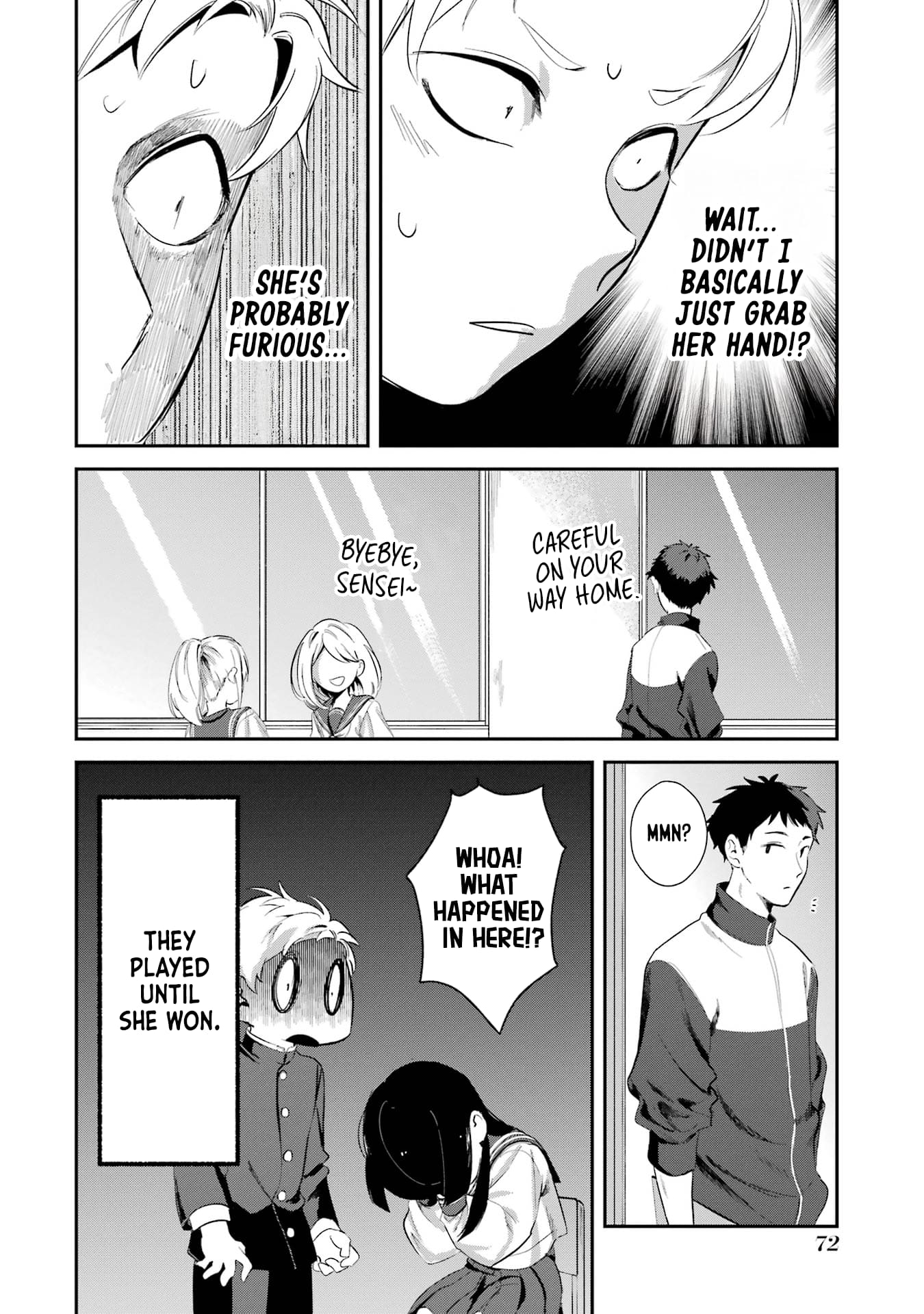 My Seatmate Wakao-san's Face Is Almost Visible but It's Not