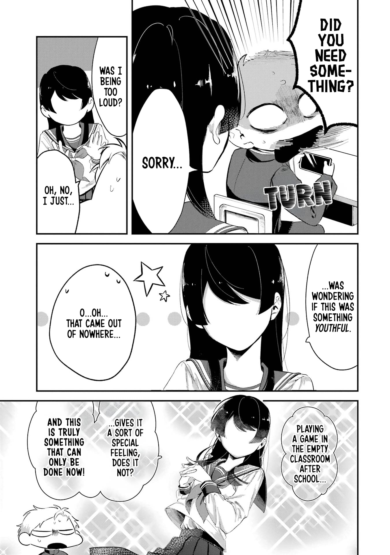 My Seatmate Wakao-san's Face Is Almost Visible but It's Not