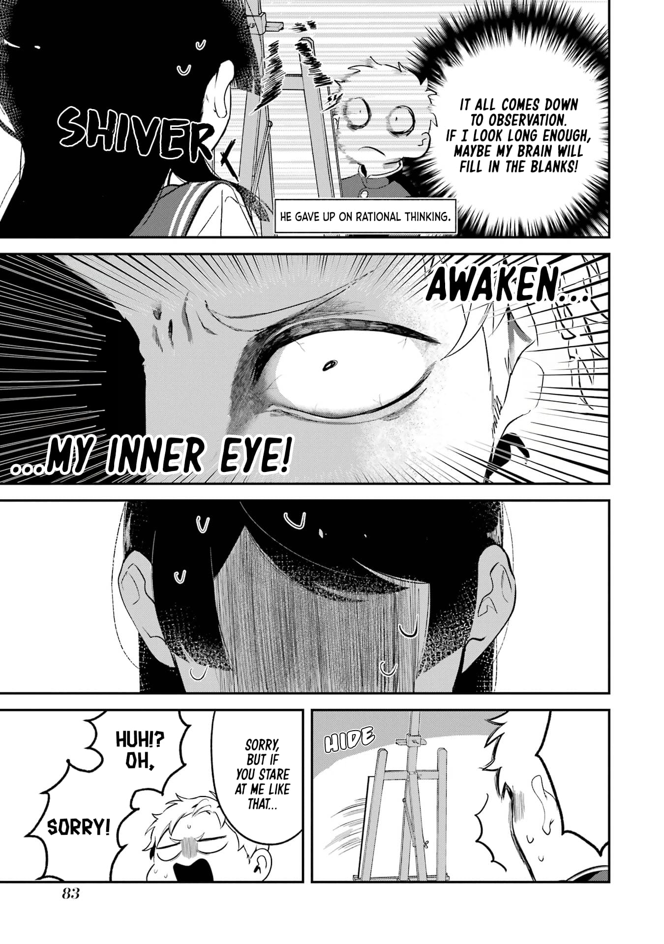 My Seatmate Wakao-san's Face Is Almost Visible but It's Not
