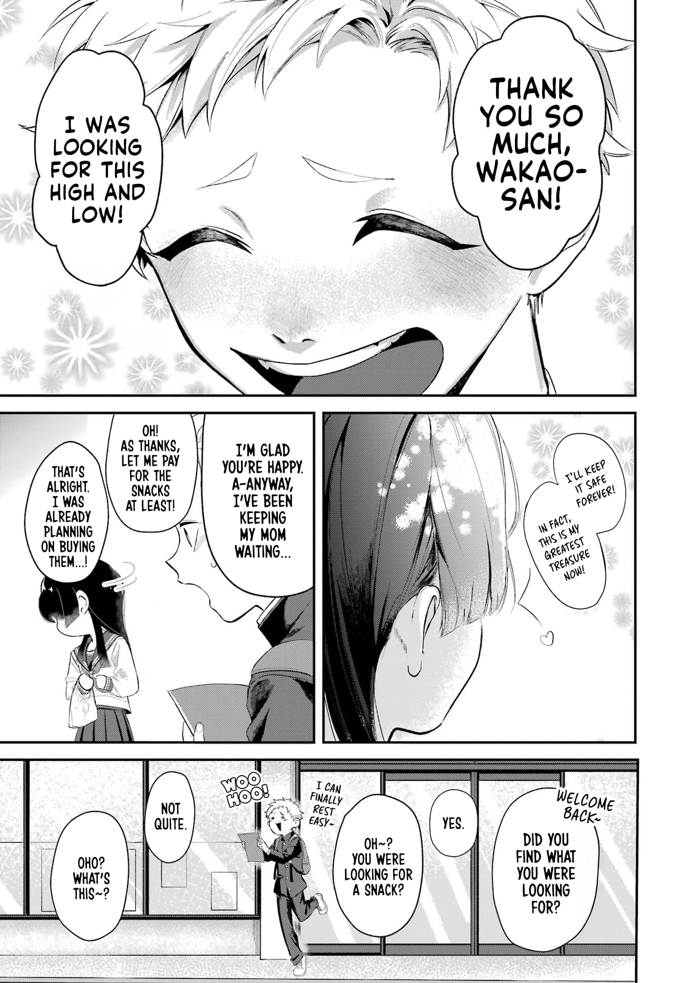 My Seatmate Wakao-san's Face Is Almost Visible but It's Not
