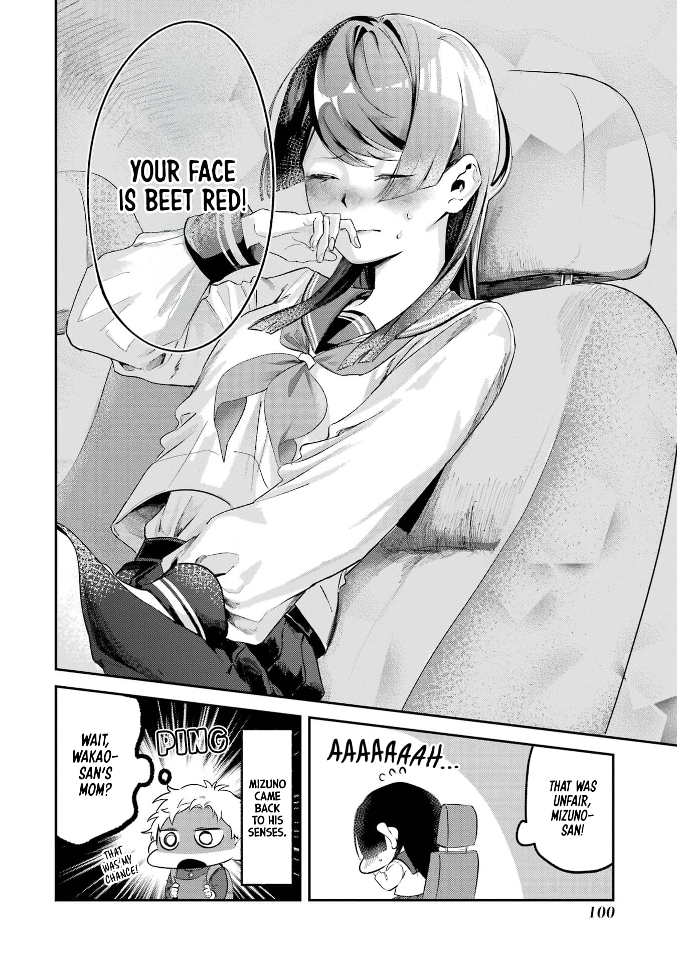 My Seatmate Wakao-san's Face Is Almost Visible but It's Not