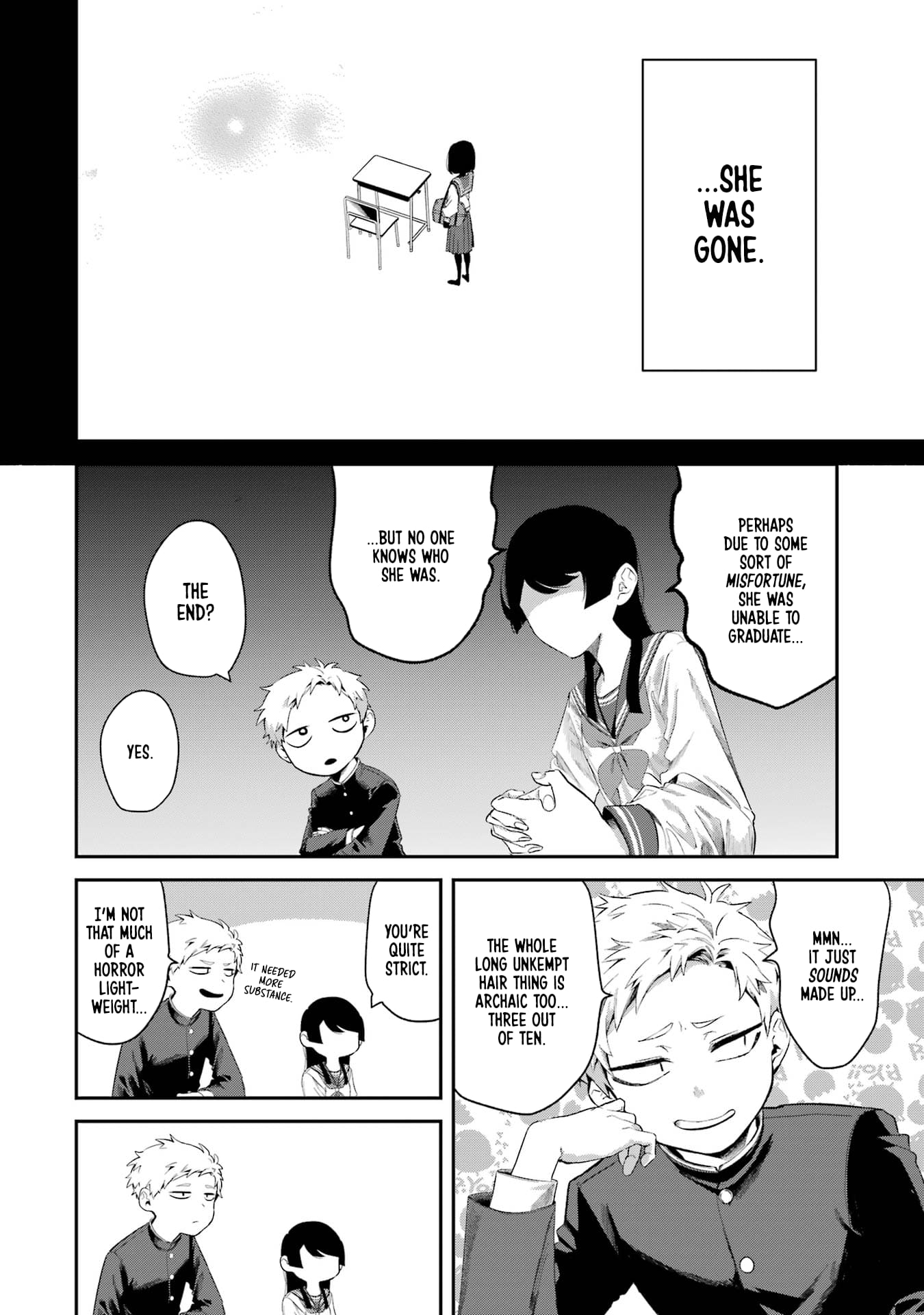 My Seatmate Wakao-san's Face Is Almost Visible but It's Not