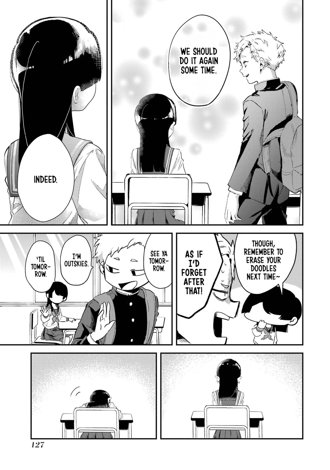 My Seatmate Wakao-san's Face Is Almost Visible but It's Not