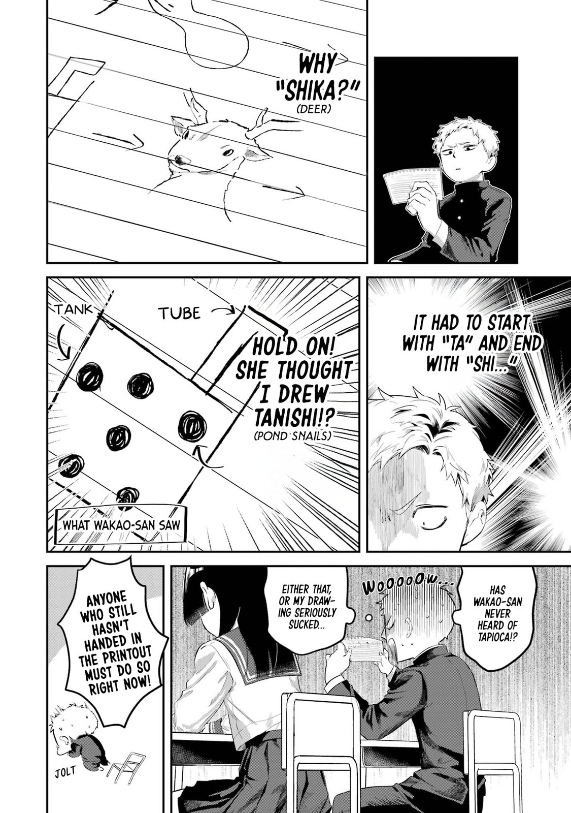 My Seatmate Wakao-san's Face Is Almost Visible but It's Not
