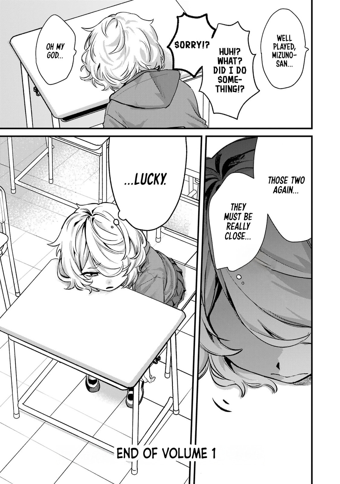 My Seatmate Wakao-san's Face Is Almost Visible but It's Not