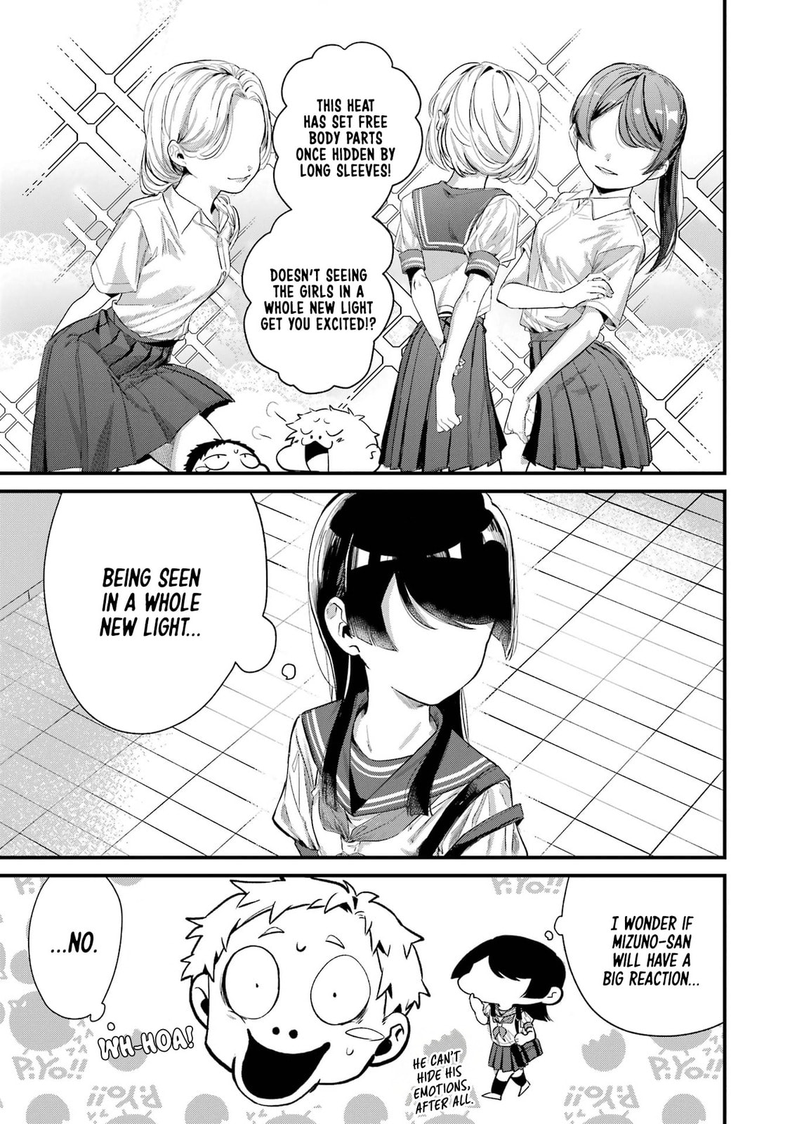 My Seatmate Wakao-san's Face Is Almost Visible but It's Not