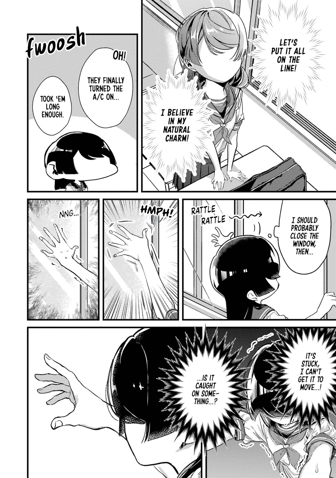 My Seatmate Wakao-san's Face Is Almost Visible but It's Not