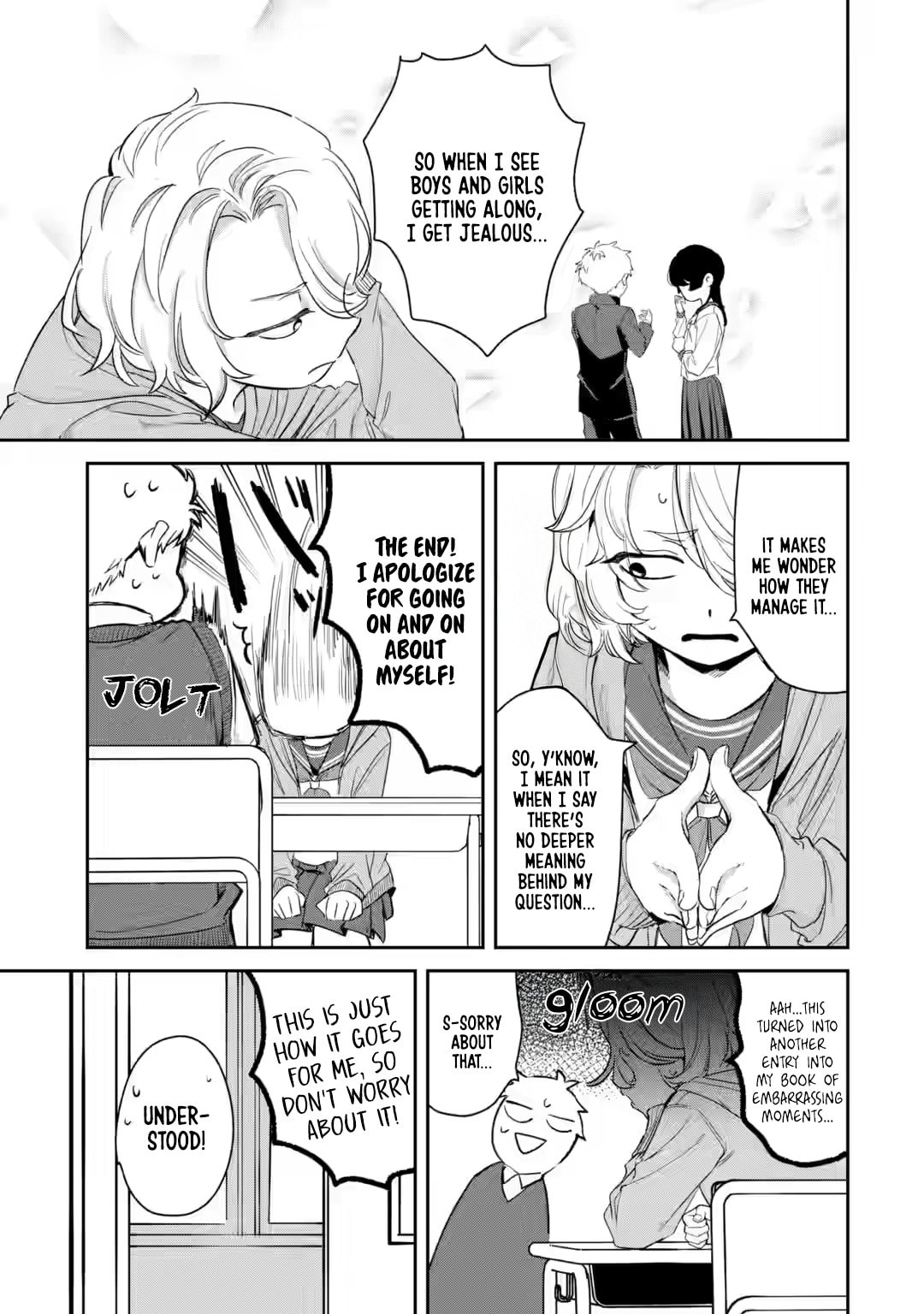 My Seatmate Wakao-san's Face Is Almost Visible but It's Not