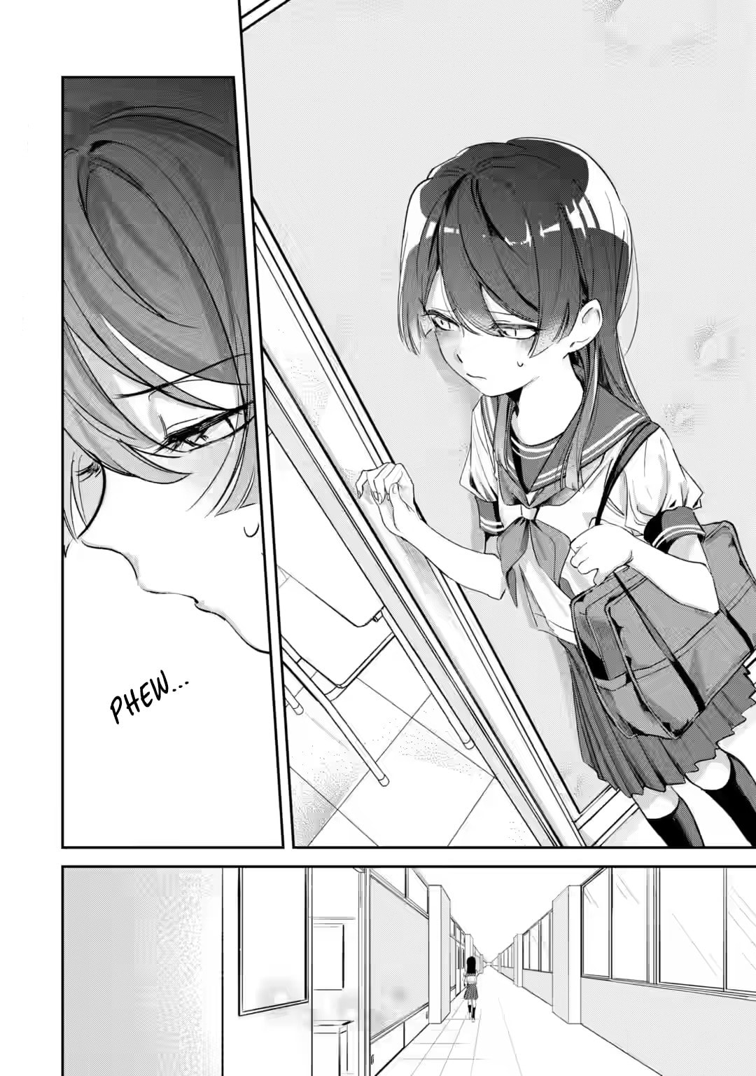 My Seatmate Wakao-san's Face Is Almost Visible but It's Not