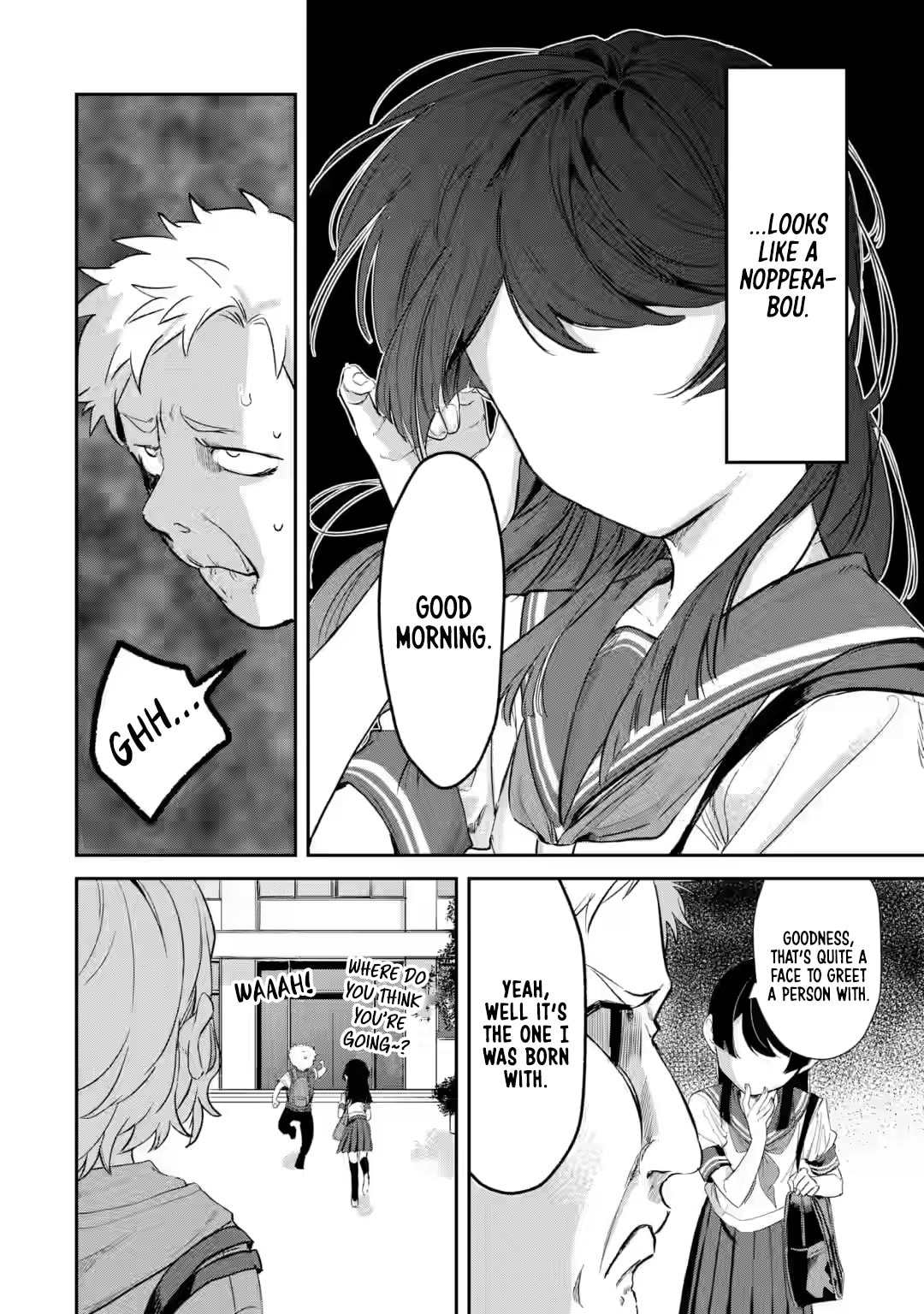 My Seatmate Wakao-san's Face Is Almost Visible but It's Not