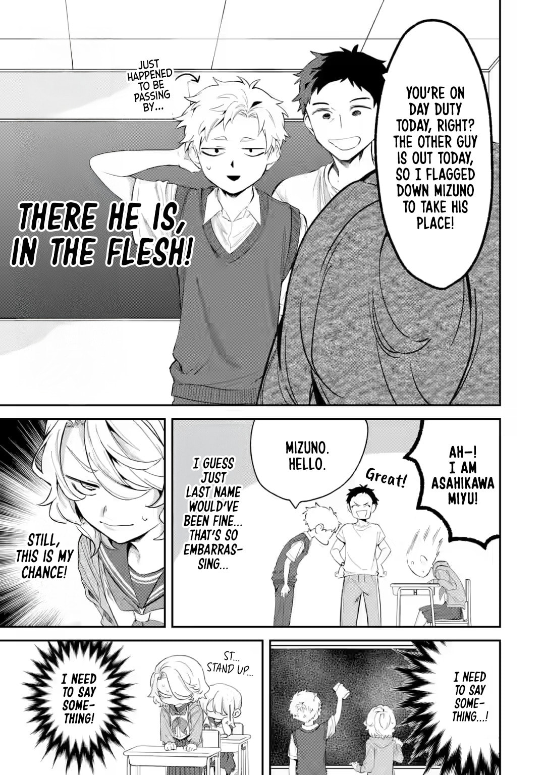 My Seatmate Wakao-san's Face Is Almost Visible but It's Not