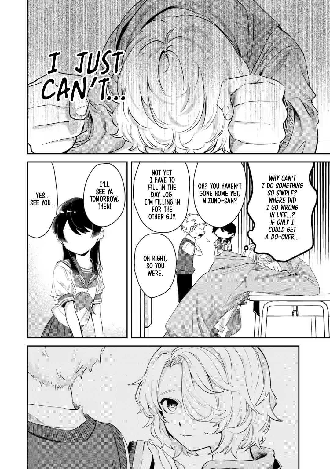 My Seatmate Wakao-san's Face Is Almost Visible but It's Not