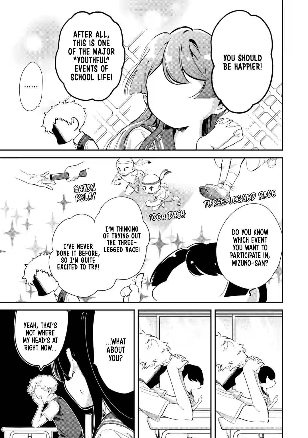 My Seatmate Wakao-san's Face Is Almost Visible but It's Not