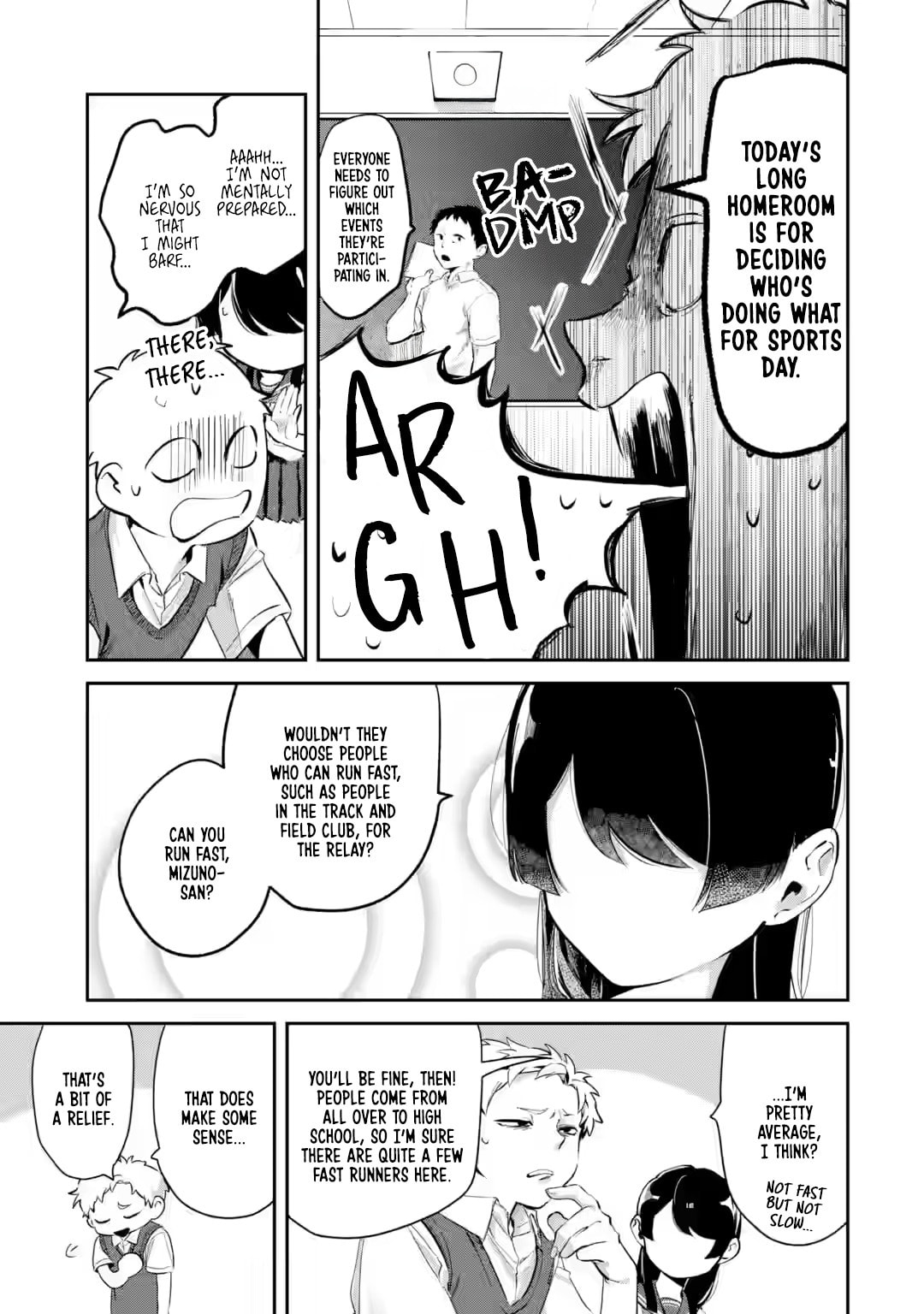 My Seatmate Wakao-san's Face Is Almost Visible but It's Not