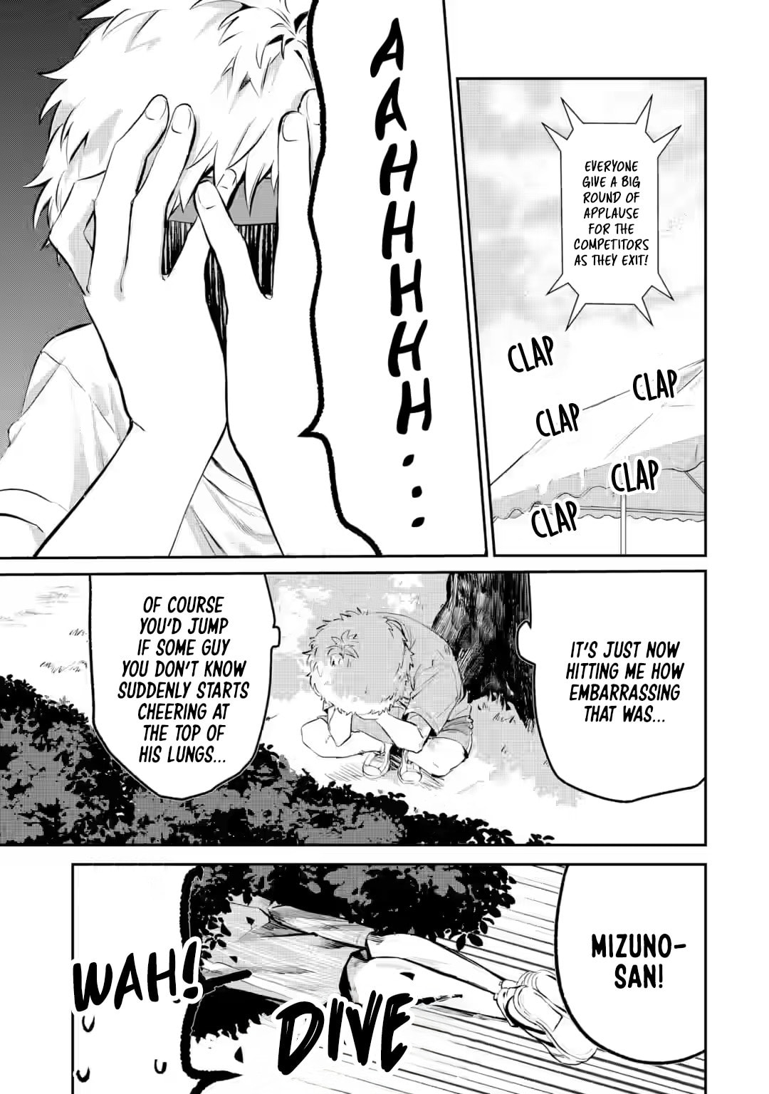 My Seatmate Wakao-san's Face Is Almost Visible but It's Not