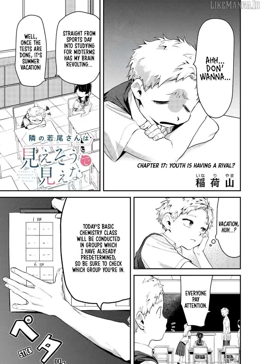 My Seatmate Wakao-san's Face Is Almost Visible but It's Not