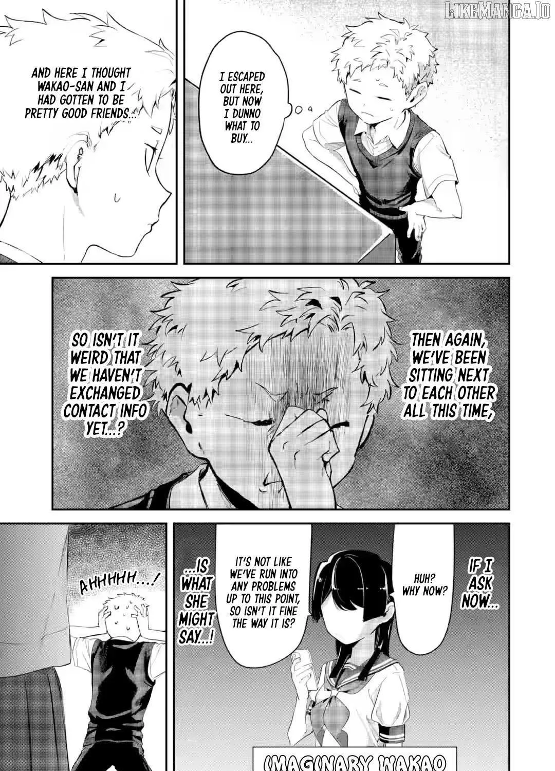 My Seatmate Wakao-san's Face Is Almost Visible but It's Not