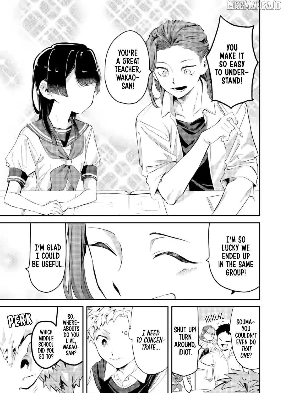 My Seatmate Wakao-san's Face Is Almost Visible but It's Not