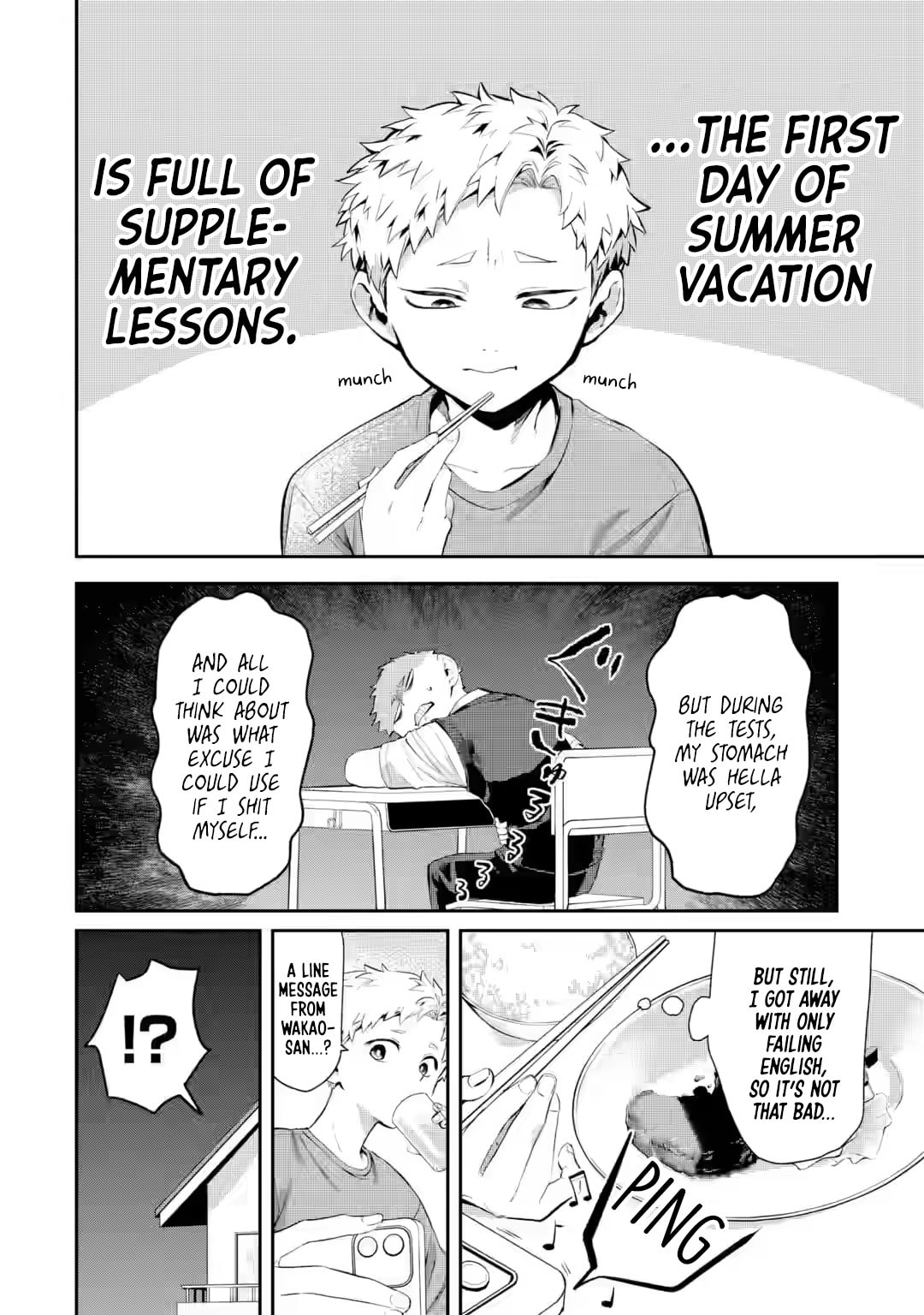 My Seatmate Wakao-san's Face Is Almost Visible but It's Not