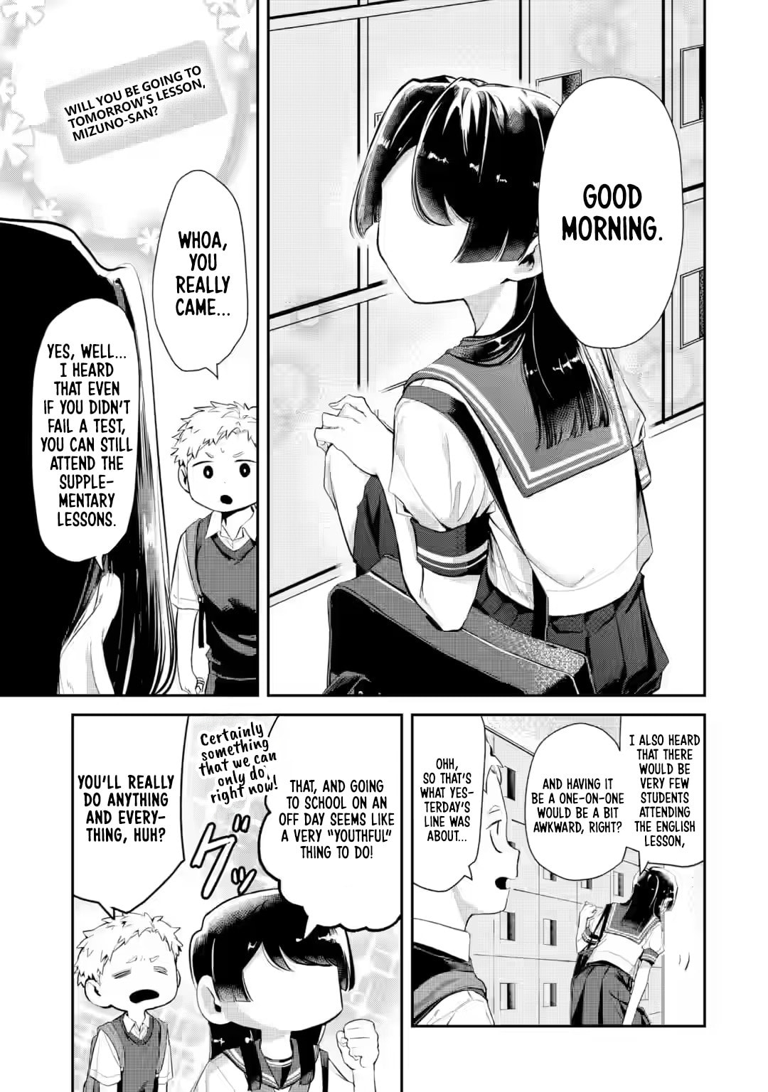 My Seatmate Wakao-san's Face Is Almost Visible but It's Not