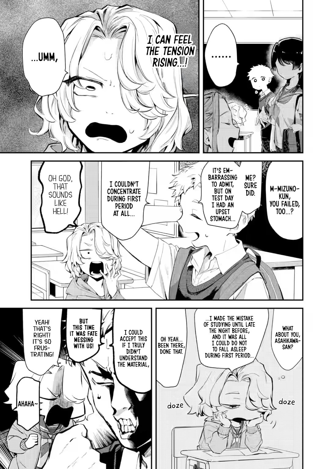 My Seatmate Wakao-san's Face Is Almost Visible but It's Not