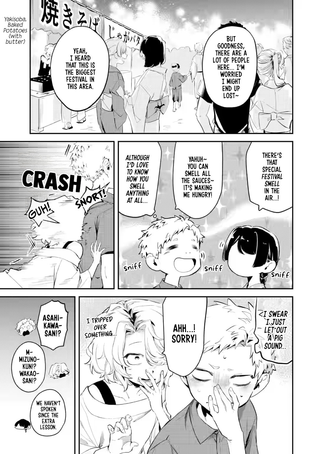 My Seatmate Wakao-san's Face Is Almost Visible but It's Not