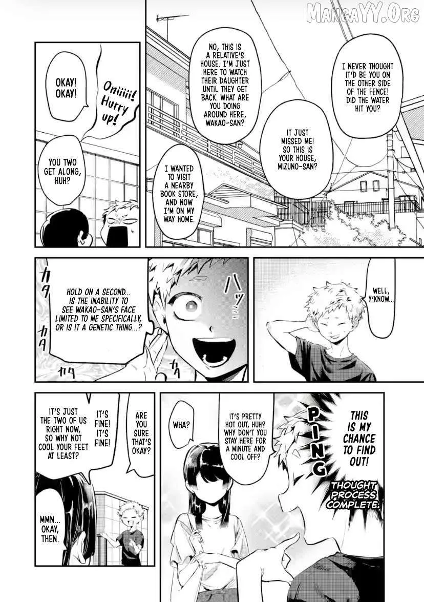 My Seatmate Wakao-san's Face Is Almost Visible but It's Not