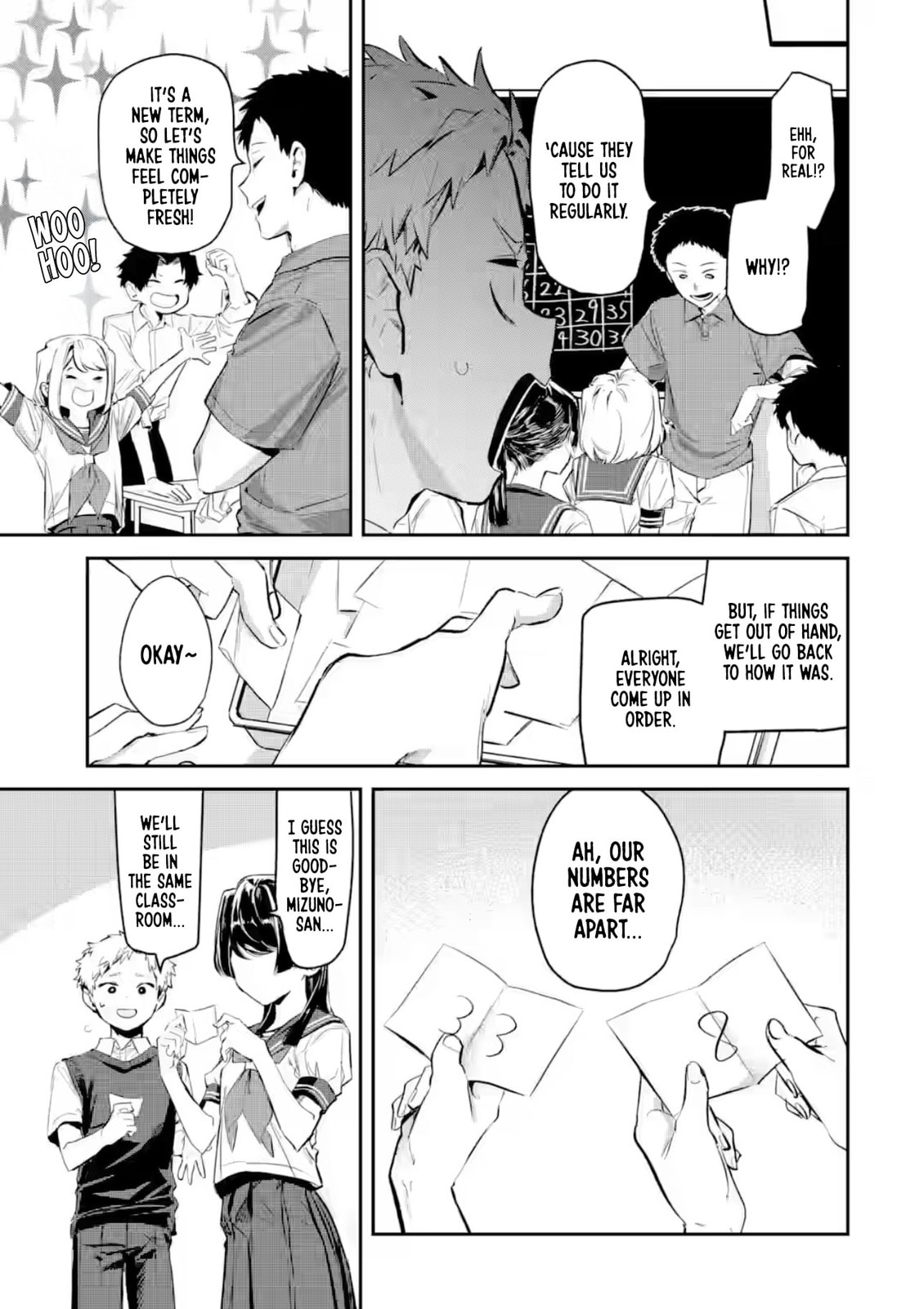 My Seatmate Wakao-san's Face Is Almost Visible but It's Not