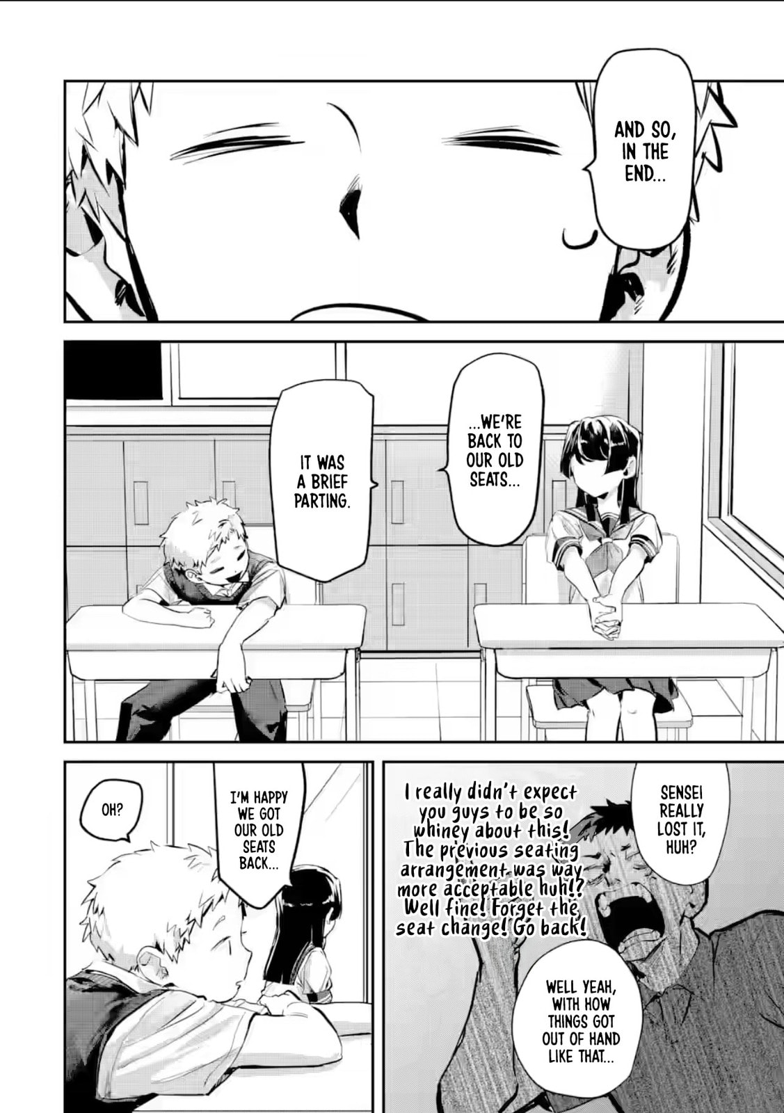 My Seatmate Wakao-san's Face Is Almost Visible but It's Not