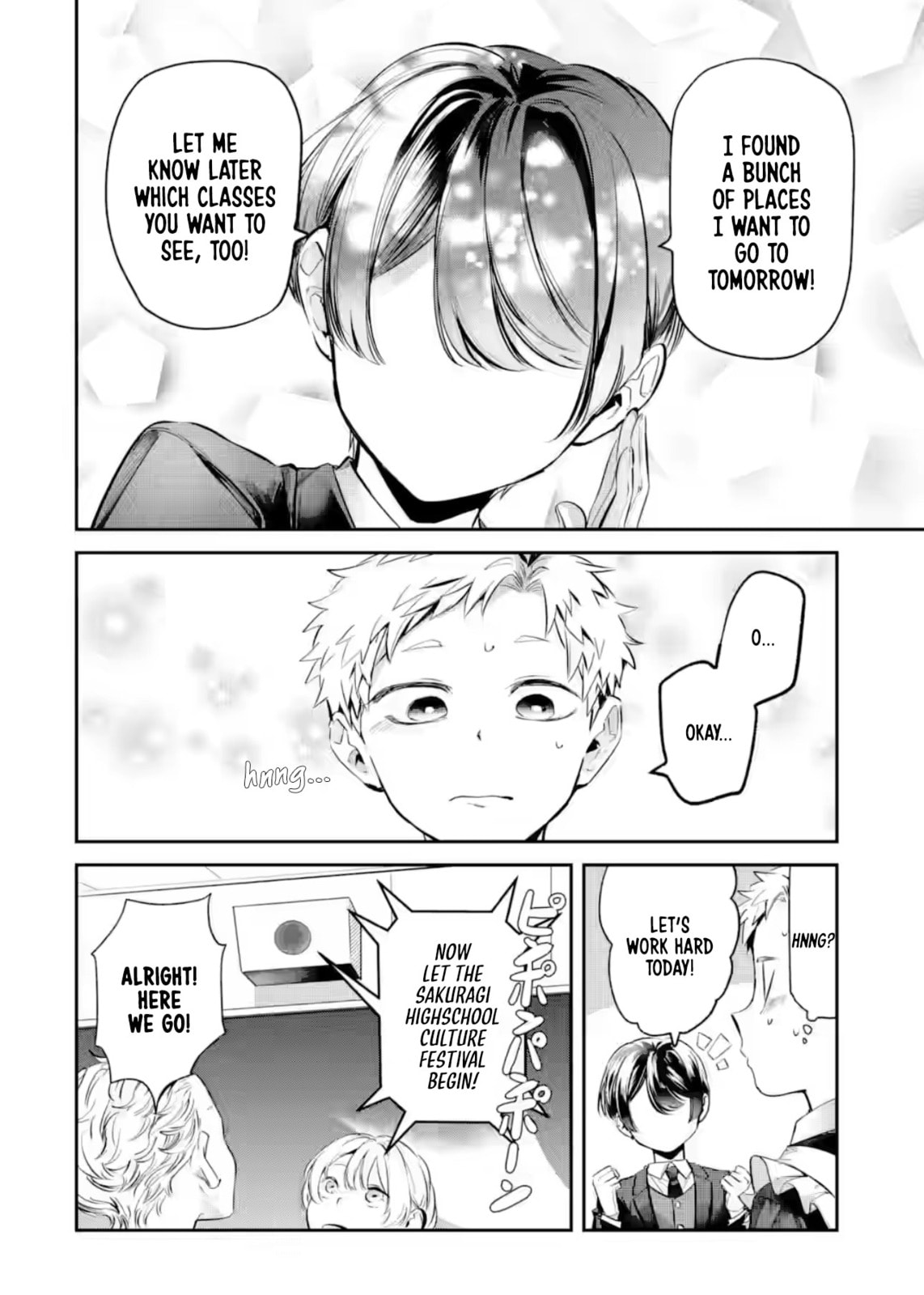 My Seatmate Wakao-san's Face Is Almost Visible but It's Not