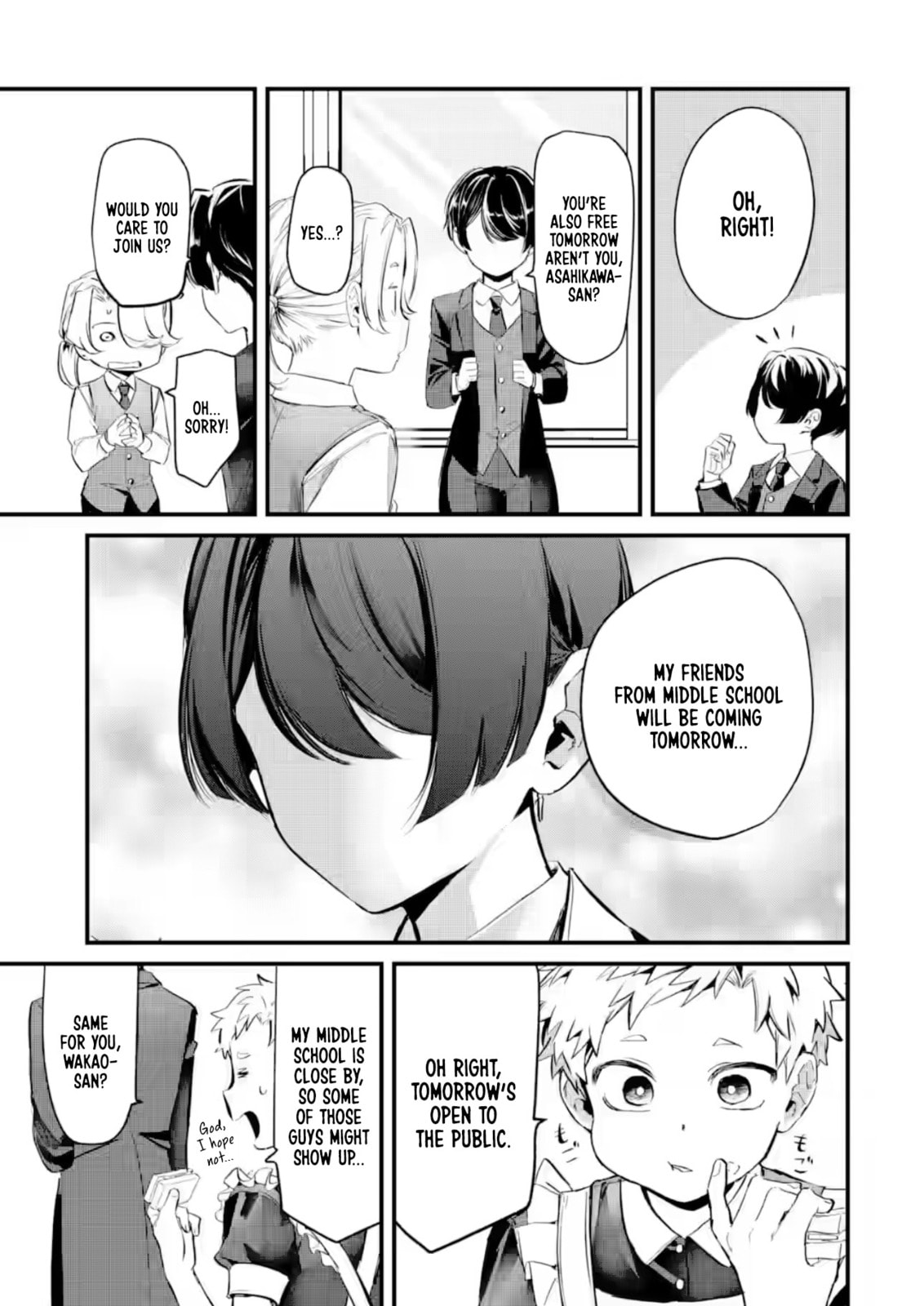 My Seatmate Wakao-san's Face Is Almost Visible but It's Not