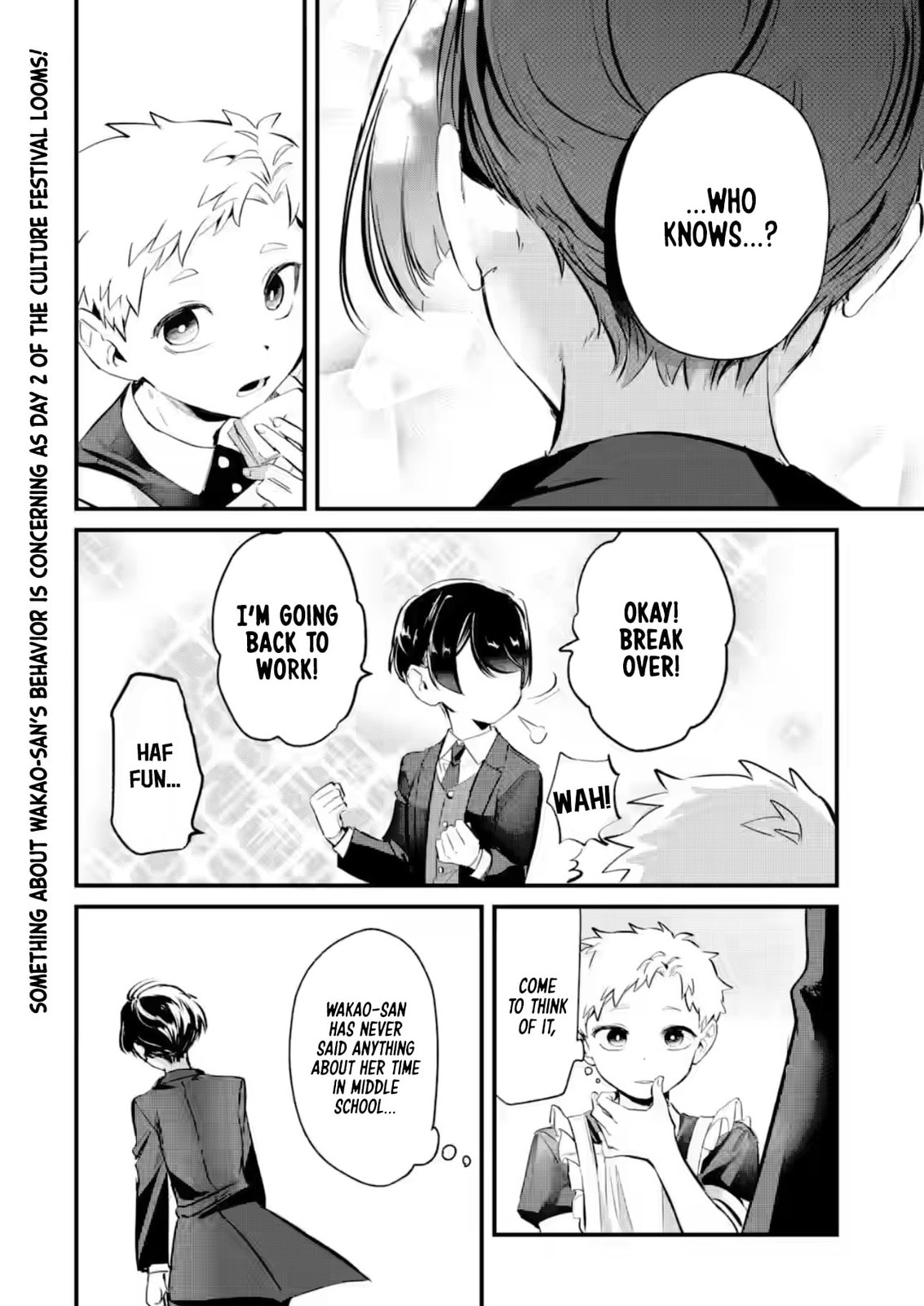 My Seatmate Wakao-san's Face Is Almost Visible but It's Not