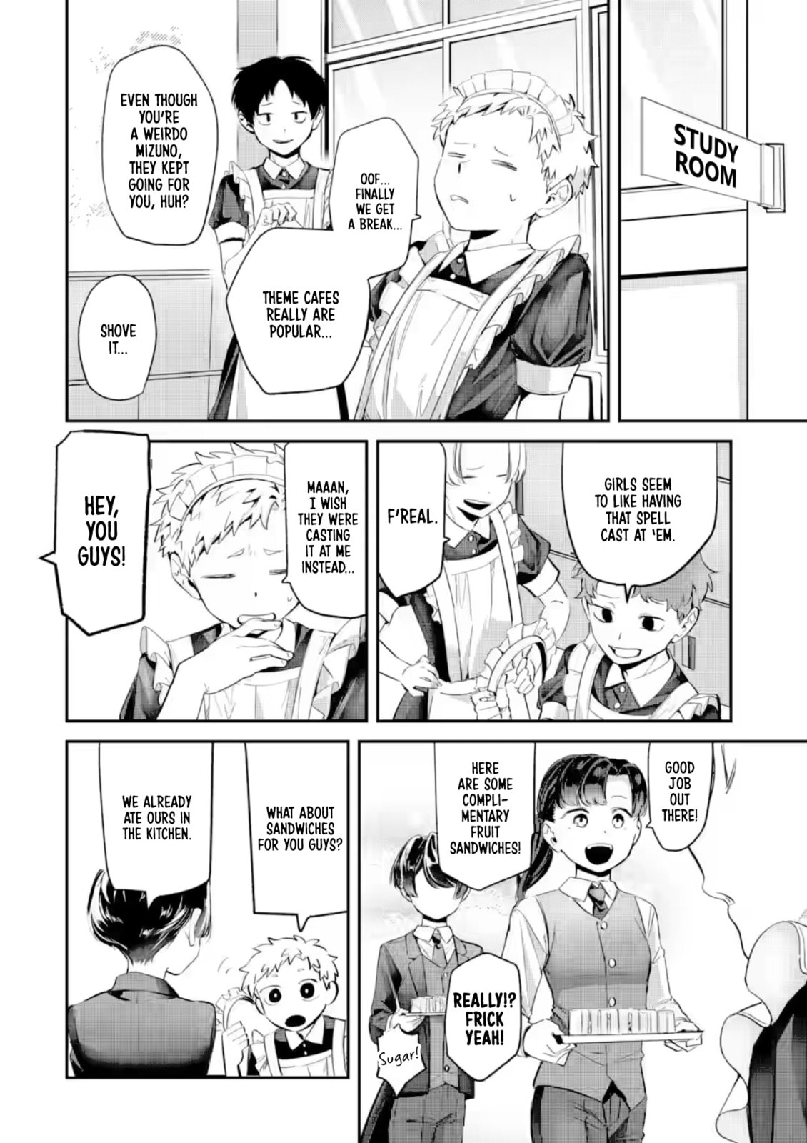My Seatmate Wakao-san's Face Is Almost Visible but It's Not