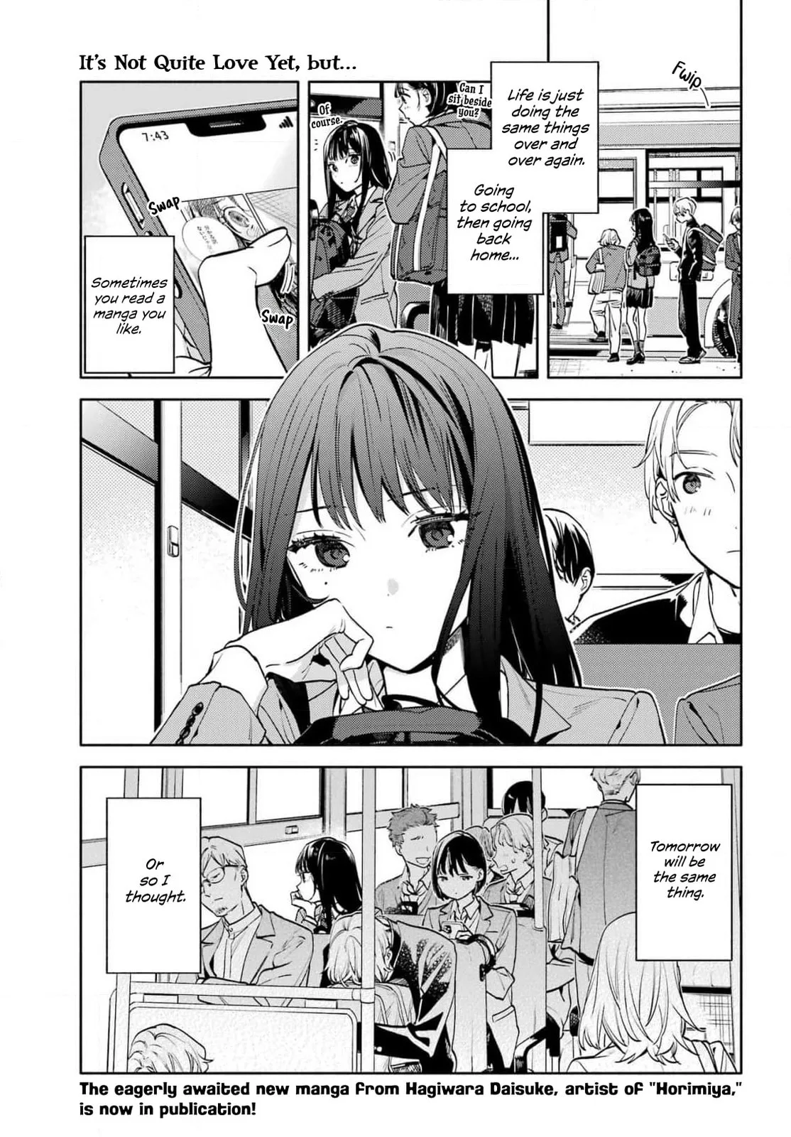It’s Not Quite Love Yet, but… — Chapter 1 — Page 1