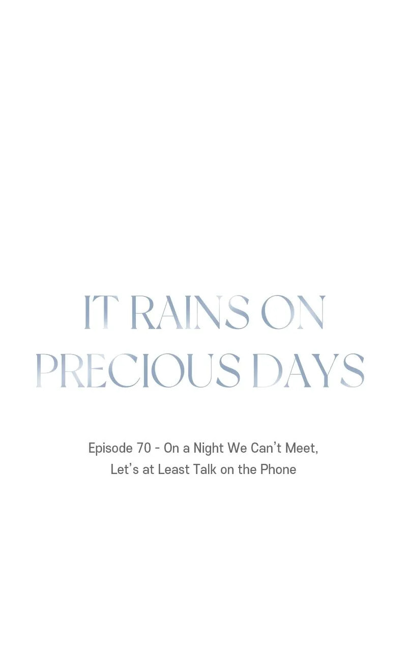 It Rains On Precious Days