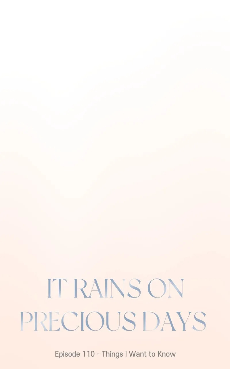 It Rains On Precious Days