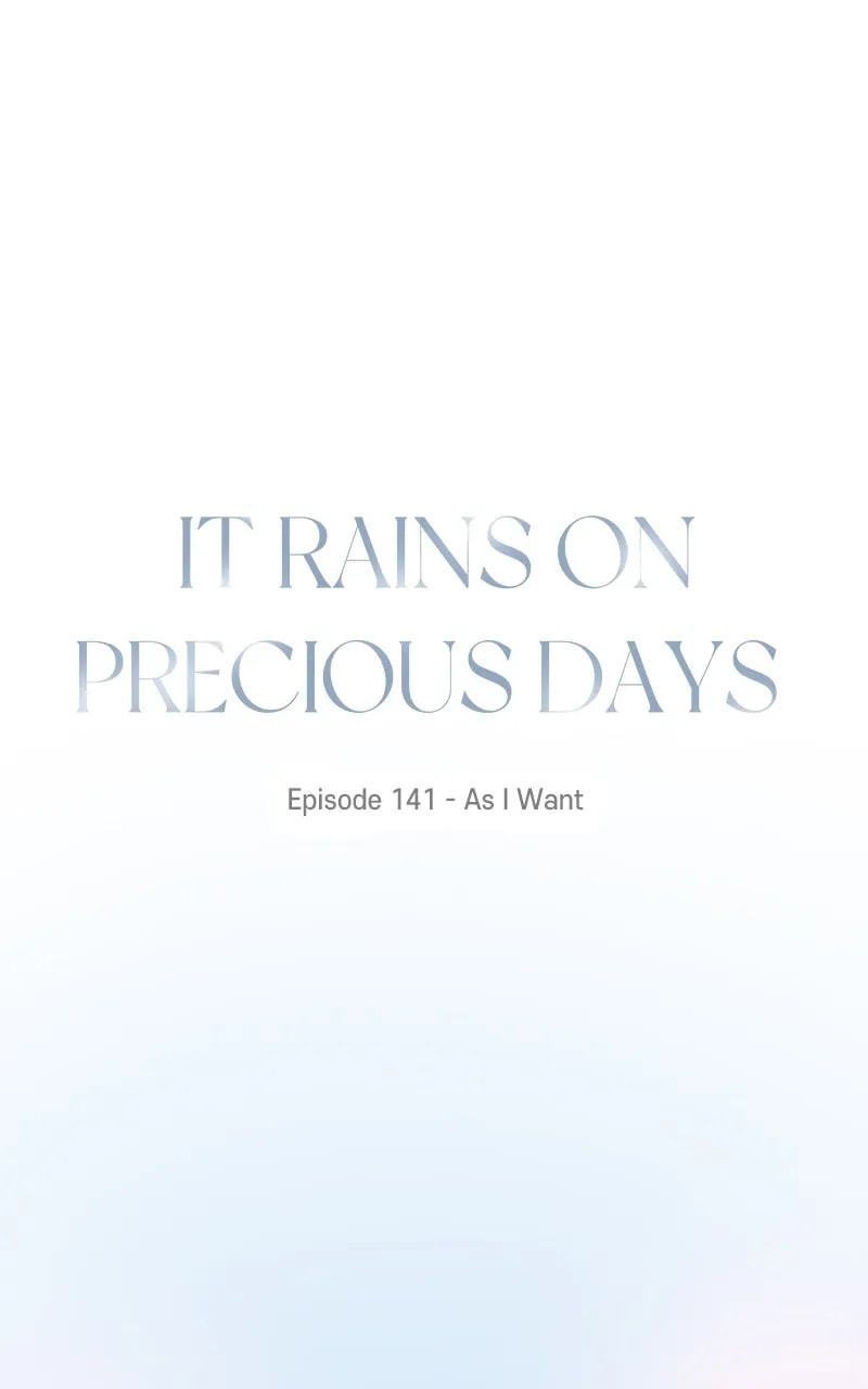 It Rains On Precious Days