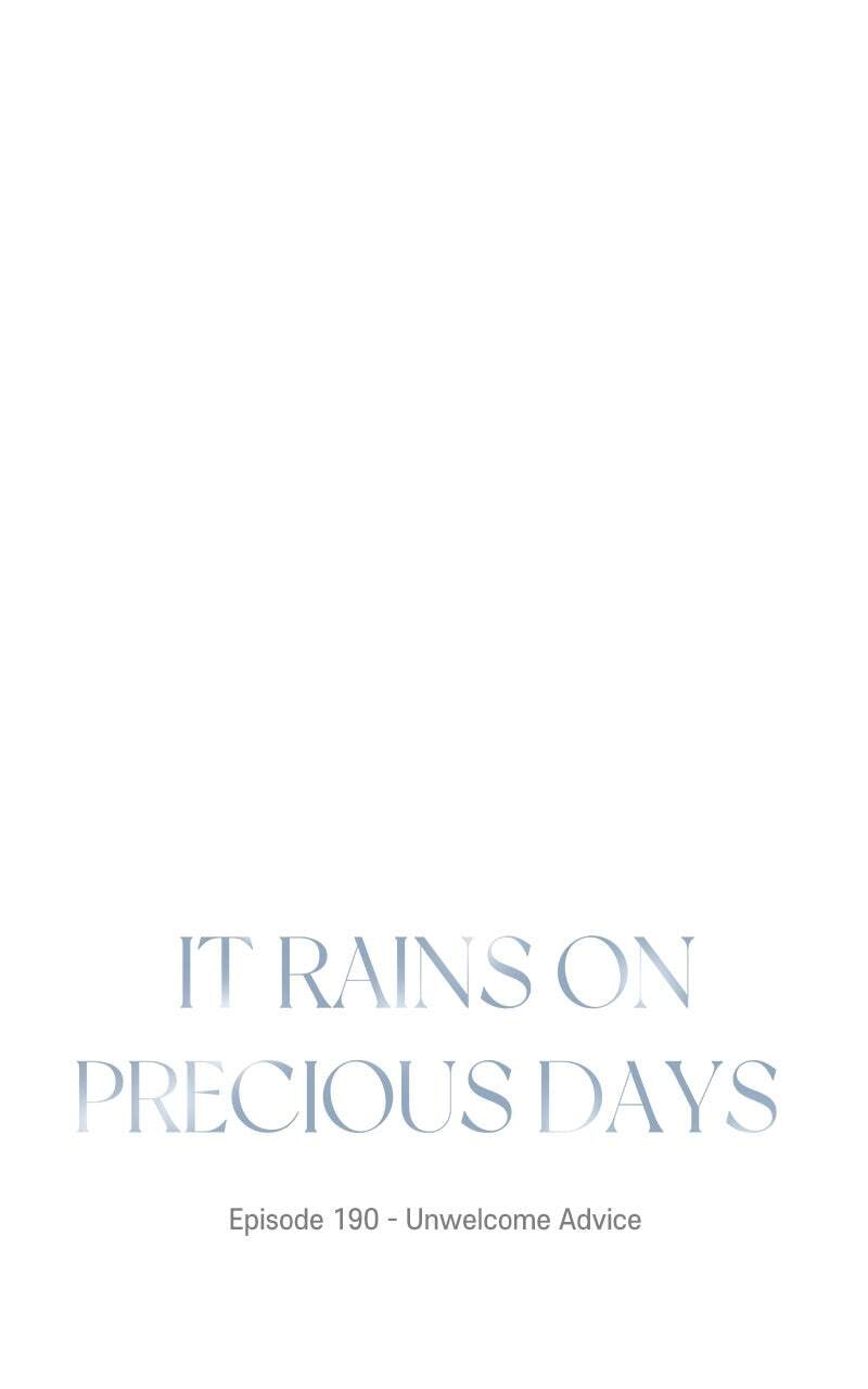 It Rains On Precious Days