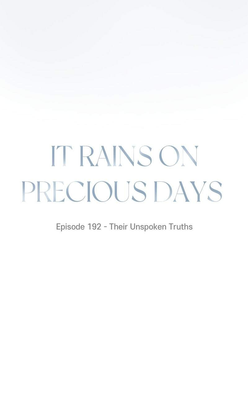 It Rains On Precious Days