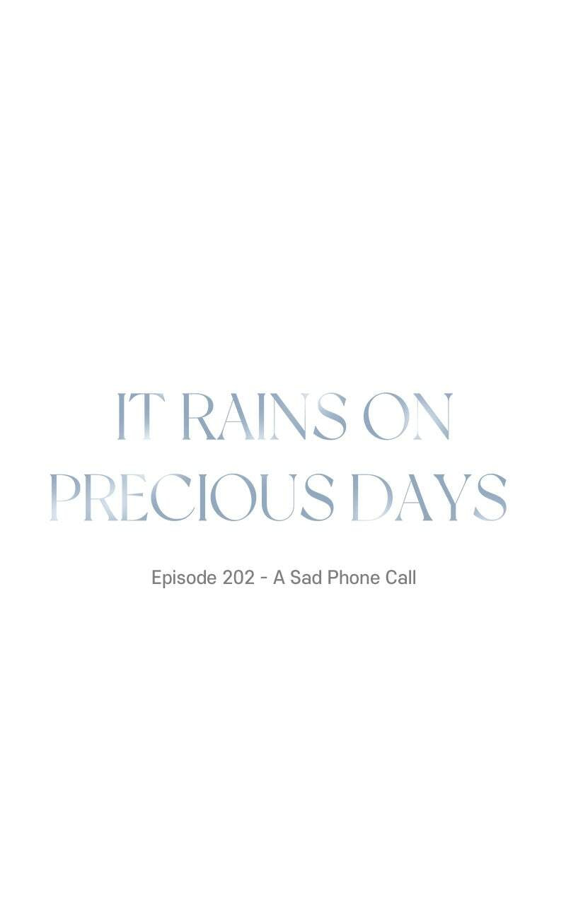 It Rains On Precious Days