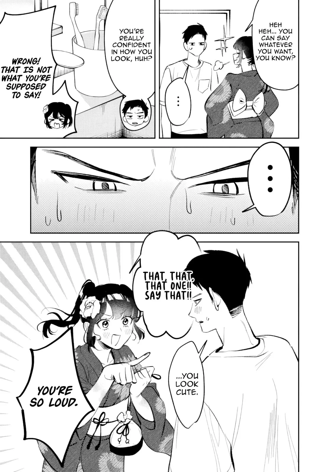 Living together with the queen from my high school days who was arrogant, surprisingly isn't that uncomfortable — Chapter 28 — Page 3