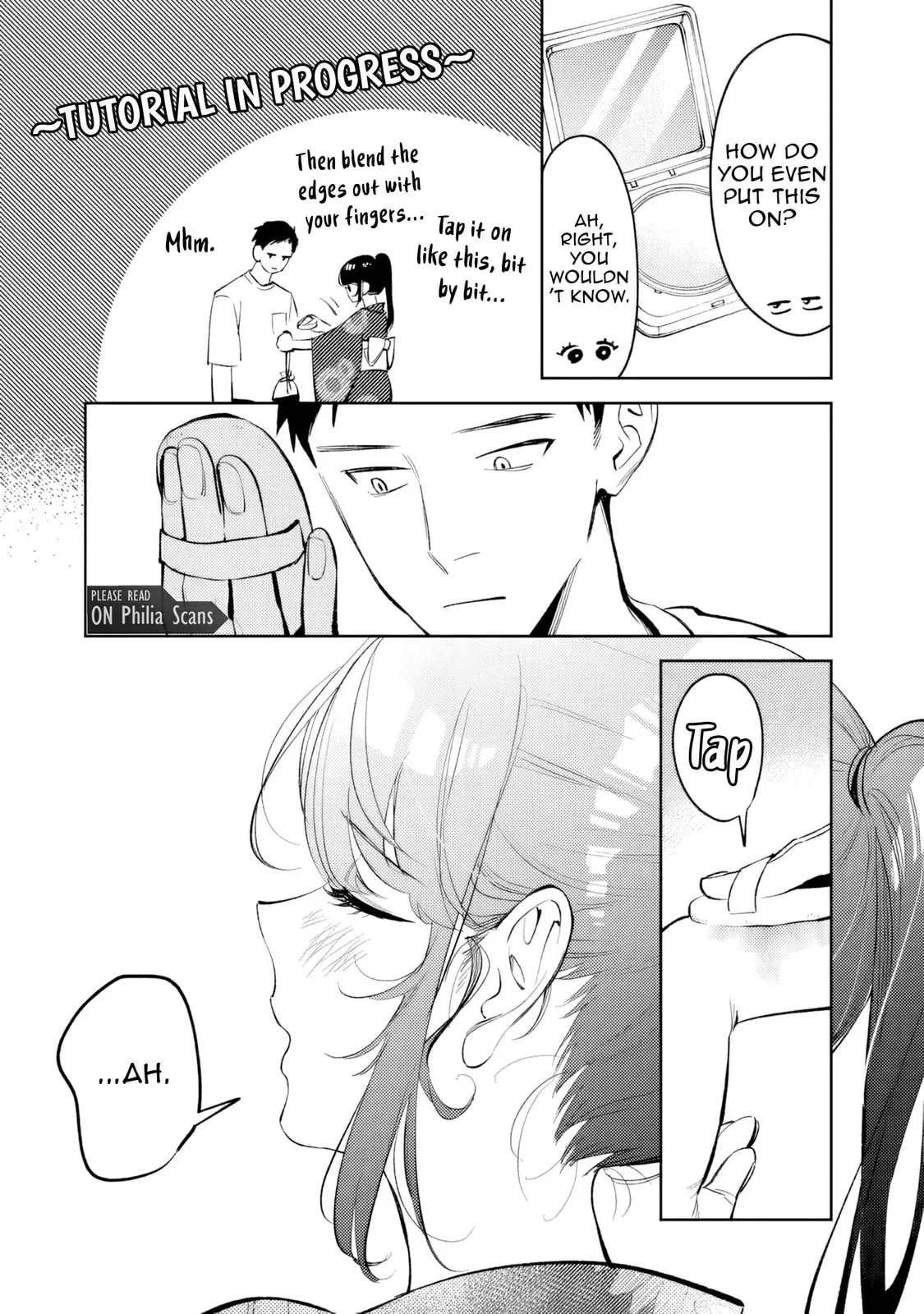 Living together with the queen from my high school days who was arrogant, surprisingly isn't that uncomfortable — Chapter 28 — Page 7