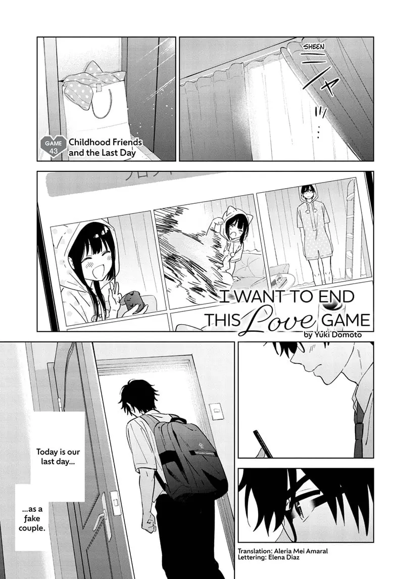 Aishiteru Game wo Owarasetai — Chapter 43 — Page 1