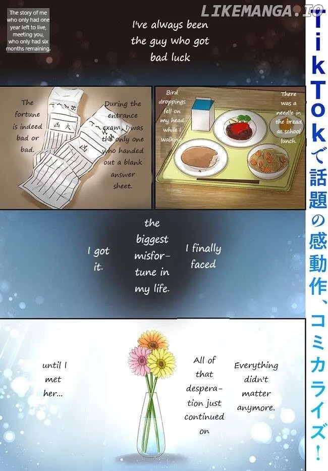 Yomei Ichinen to Senkokusareta Boku ga, Yomei Hantoshi no Kimi to Deatta Hanashi