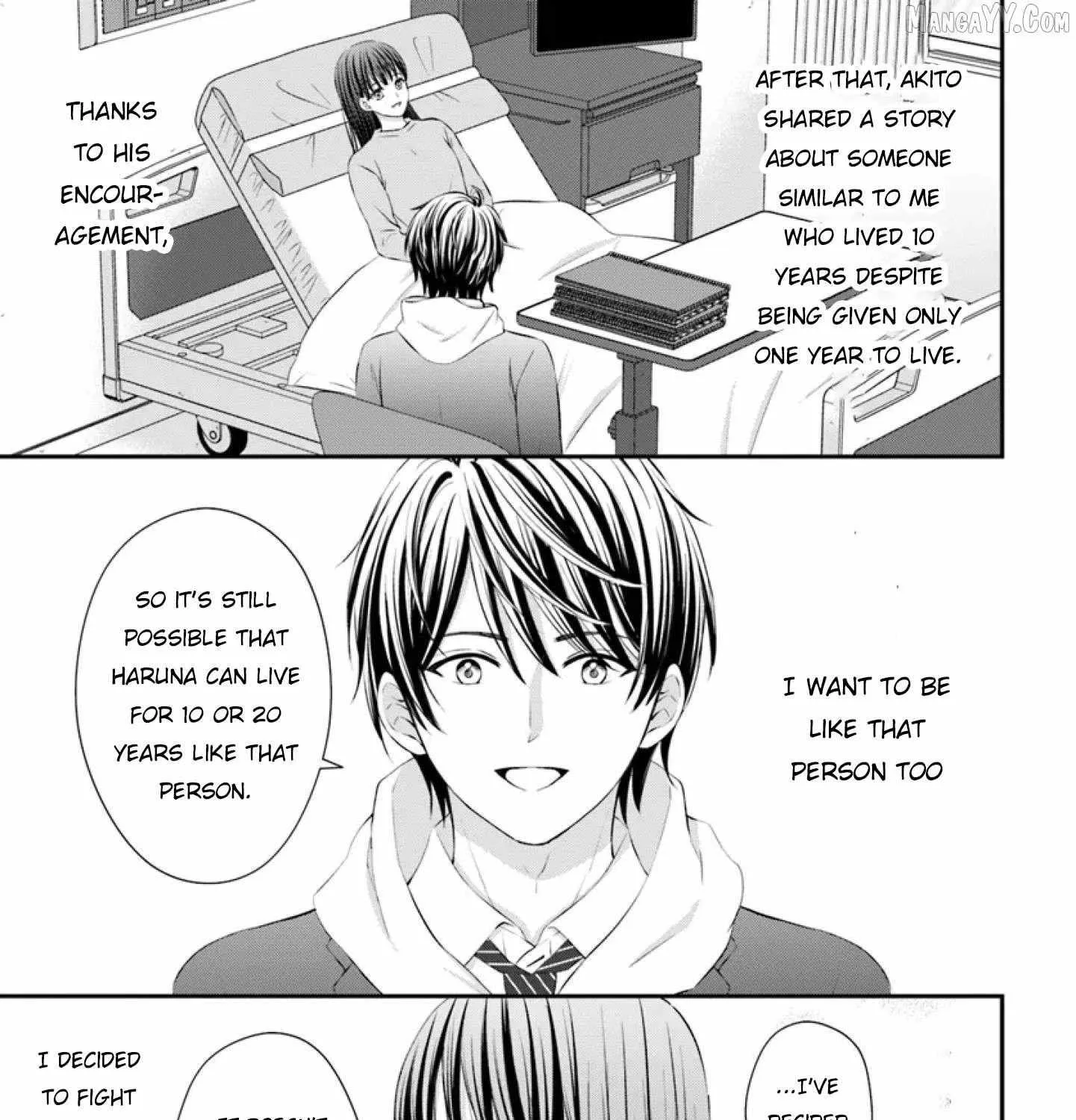 Yomei Ichinen to Senkokusareta Boku ga, Yomei Hantoshi no Kimi to Deatta Hanashi